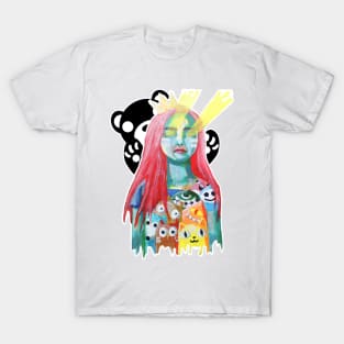 laser eyes linda painting T-Shirt